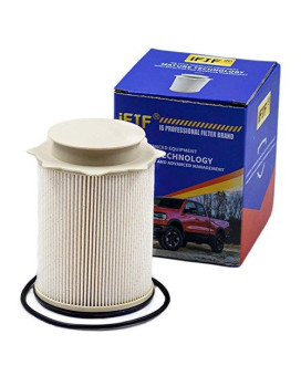 iFJF Fuel Filter 68157291AA Replacement for 2010-2020 Ram 2500 3500 4500 5500 6.7L L6 Diesel Engine 5 Micron Element Removes Microscopic Allow Enough Fluid or Air Flow