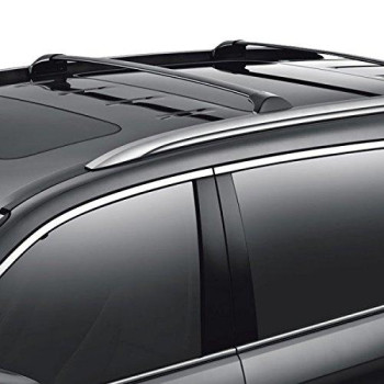 DNA MOTORING PT-ZTL-8030 Aluminum Top Rail Roof Rack Cross Bar[14-18 Acura MDX],Black