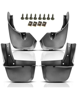 Set of 4 Front and Rear Side Mud Flaps Splash Guard for InfinitiJX35 2013 QX60 2014-2016 Sport Utility