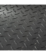 Recpro Rv Trailer Diamond Plate Pattern Flooring | Black | 8 6" Wide | Rubber Flooring | Garage Flooring | Gym Flooring | Toy Hauler Flooring | Car Show Trailer Flooring (Black, 15)