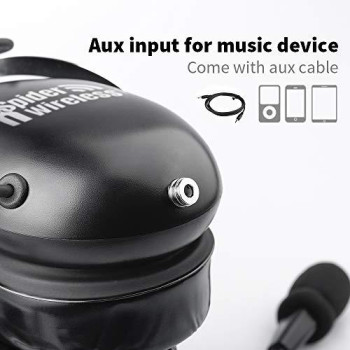 Aviation Headset for Pilots, Aviation Headset with Comfort Ear Seals, 24db Noise Cancelling, MP3 Support and Carrying Case