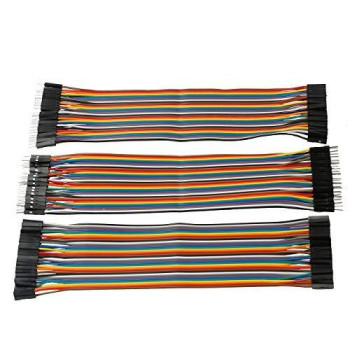 EDGELEC 120pcs Breadboard Jumper Wires 10cm 15cm 20cm 30cm 40cm 50cm 100cm Wire Length Optional Dupont Cable Assorted Kit Male to Female Male to Male Female to Female Multicolored Ribbon Cables