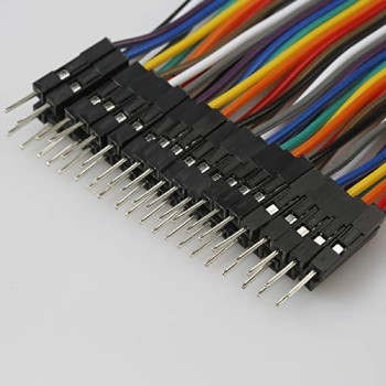 EDGELEC 120pcs Breadboard Jumper Wires 10cm 15cm 20cm 30cm 40cm 50cm 100cm Wire Length Optional Dupont Cable Assorted Kit Male to Female Male to Male Female to Female Multicolored Ribbon Cables