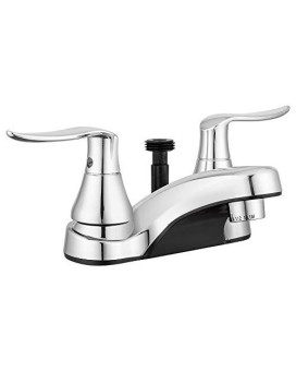 Dura Faucet DF-PL720LH-CP RV Bathroom Faucet with Winged Levers and Shower Hose Diverter (Chrome)