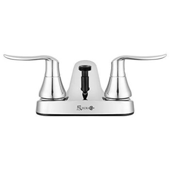 Dura Faucet DF-PL720LH-CP RV Bathroom Faucet with Winged Levers and Shower Hose Diverter (Chrome)