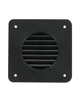 A.A Battery Box Vent System Louver Cover - Black - RVs, Campers, Trailers, Motorhome Repair (Louver Vent, Black)
