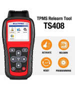 Autel TPMS Relearn Tool TS408, Upgraded Version of Autel TS401, TPMS Reset, Sensor Activation, Program, Key Fob Testing, with Lifetime Update
