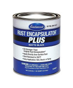 Eastwood Matte Black Rust Encapsulator Plus Quart Long Lasting Durable Finish Heat Resistant