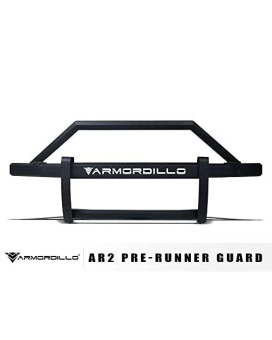 Armordillo USA 8702109 AR2 Pre-Runner Style Modular Grille Guard - Matte Black Fits 2015-2022 Chevy Colorado/GMC Canyon