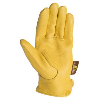 Wells Lamont Men's Deerskin Full Leather Light-Duty Driving Gloves | Large (962L)