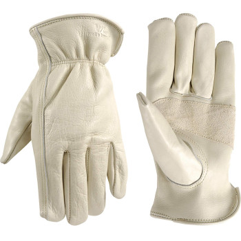 Wells Lamont mens 1130 Work Gloves, White, Medium Pack of 1 US