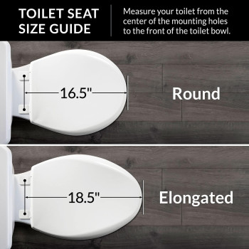 MAYFAIR 27ECA 000 Sculptured Swirl Toilet Seat will Never Loosen and Easily Remove, ROUND, Durable Enameled Wood, White