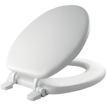 Mayfair 66TT 000 Economy Wood Toilet Seat, ROUND, White