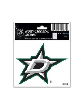 Wincraft Nhl Dallas Stars Decal3X4 Multi Use Decal Team Colors One Size