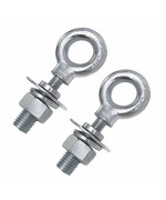 Progrip 822820 Truck And Trailer Bed Cargo Tie Down Anchor Removable Bolt, 1/2Diameter X 2 Shank (Pack Of 2)