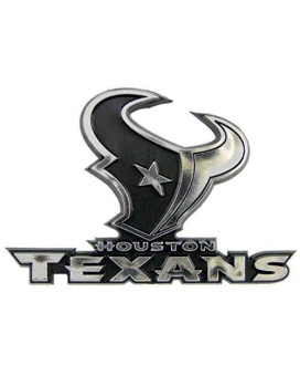 Promark Nfl Houston Texans Chrome Automobile Emblem, One Size