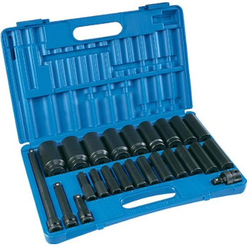 Grey Pneumatic (1324D) 1/2" Drive 24-Piece Deep Socket Set