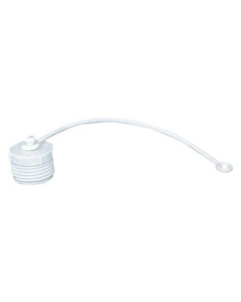 Valterra T1020-1Evp Ez Coupler Hose Plug With Strap - 34 Male Thread Off White (Carded)