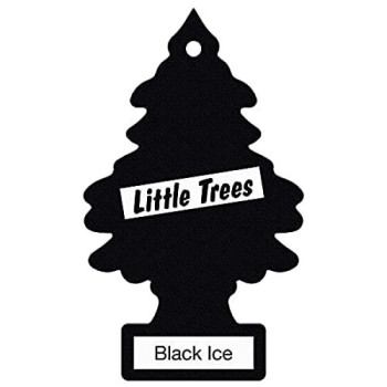 Little Trees - Mtr0004 Hanging Car And Home Air Freshener, Black Ice, 1