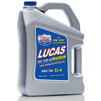 Lucas Oil 10076 15W-40 Motor Oil - 1 Gallon Jug