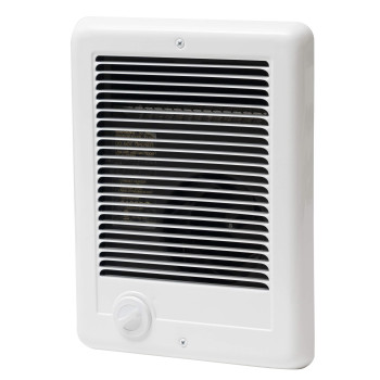 Cadet Com-Pak Electric Wall Heater Complete Unit With Thermostat (Model: CSC202TW, Part: 67507), 6825/5120 BTU, 240/208 Volt, 2000/1500 Watt, White