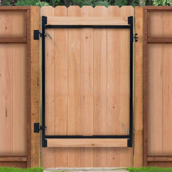 Adjust-A-Gate Steel Frame Gate Building Kit (60"-96" wide openings, 5' - 6' high fence)