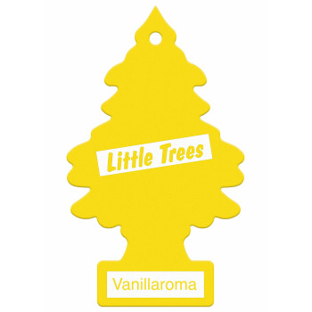 Little Trees Car Air Freshener Hanging Paper Tree For Home Or Car Vanillaroma Single Tree Per Package
