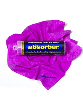 Cleantools 44149 The Absorber Synthetic Drying Chamois, 27 X 17, Purple