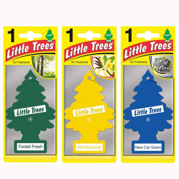 Little Trees 3 Pack, Wide Classic Assortment, Air Freshener, 3-Pack, Traditional