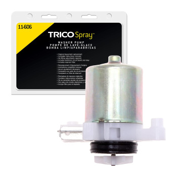 Trico Spray Windshield Washer Pump (11-606) Fits Select Ford, Mazda, Mercury, And Mitsubishi Model Years