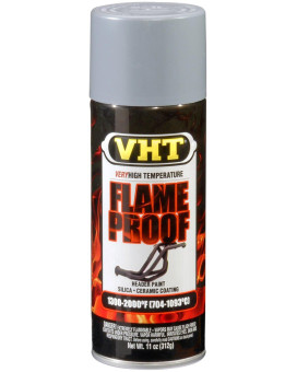 Vht Sp104 Flameproof Coating Flat Grey Paint Can - 11 Oz