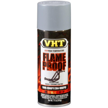 Vht Sp104 Flameproof Coating Flat Grey Paint Can - 11 Oz