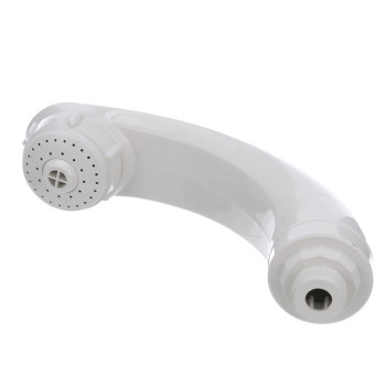 Whale RT2498 Elegance Combination Faucet/Shower, Pull-Out Handheld Mixer Unit, Hot and Cold Water, 5.5-Foot Hose, White ABS