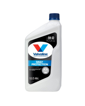 Valvoline Daily Protection Sae 5W-20 Synthetic Blend Motor Oil 1 Qt