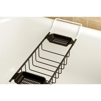 Kingston Brass CC2155 Vintage Claw Foot Bath Tub Shelf, 26", Oil Rubbed Bronze