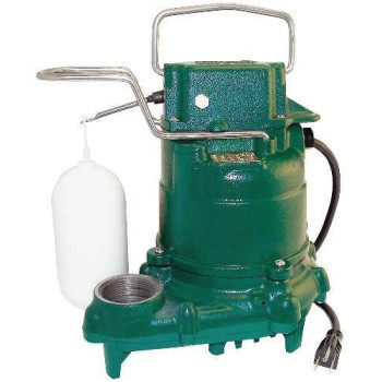 Zoeller M53 Mighty-mate Submersible Sump Pump, 1/3 Hp