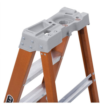 Louisville Ladder FS1504 4' Fiberglass Step Ladder, 4 feet, Orange