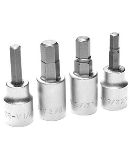 Performance Tool W1339 Brake Caliper Hex Bit Set (4-Piece)