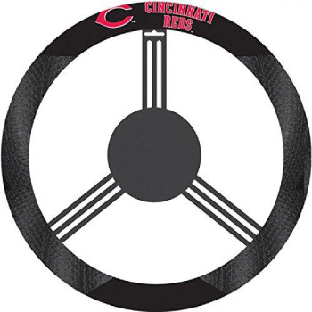 Mlb Cincinnati Reds Poly-Suede Steering Wheel Cover