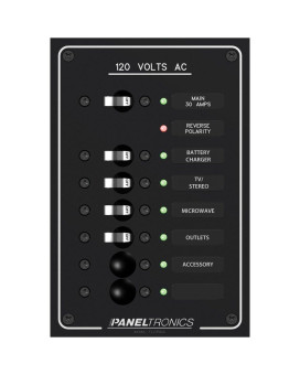 Paneltronics Standard Ac 6position Breaker Panel & Main