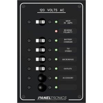 Paneltronics Standard Ac 6position Breaker Panel & Main