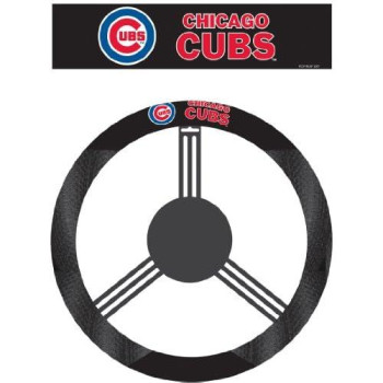 Mlb Chicago Cubs Poly-Suede Steering Wheel Cover