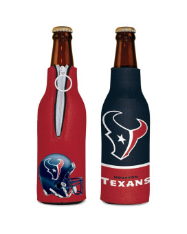 Wincraft Nfl Houston Texans Bottle Cooler Team Colors One Size
