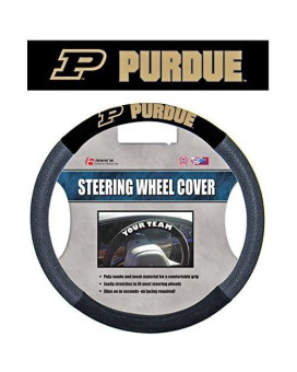 Ncaa Purdue Boilermakers Poly-Suede Steering Wheel Cover