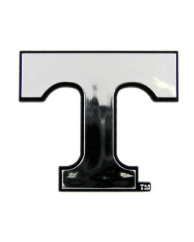 Team Promark Ncaa Tennessee Volunteers Chrome Automobile Emblem, 4 X 3 (60375)