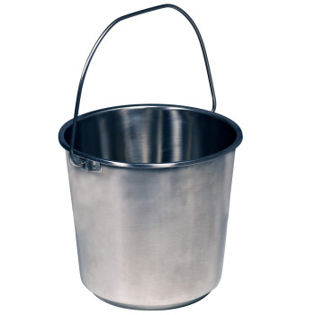 Graham-Field Stainless Steel Kick Bucket and Stand Set, 12.5 Quart Capacity, 3267