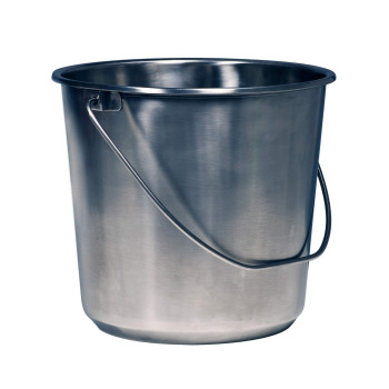 Graham-Field Stainless Steel Kick Bucket and Stand Set, 12.5 Quart Capacity, 3267