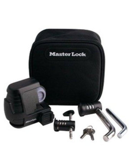 Master Lock Trailer Lock, Trailer Coupler & Receiver Lock Combo Pack, 3794Dat , Red