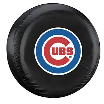 Fremont Die Mlb Chicago Cubs Tire Cover, Standard Size (27-29 Diameter), Black/Team Colors