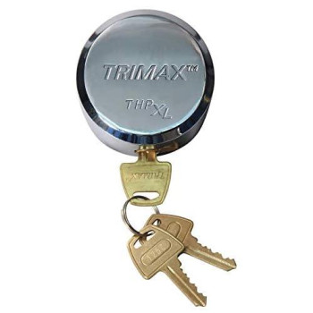 Trimax Thpxl Hockey Puck Internal Shackle Trailer Door Lock - Rekeyable